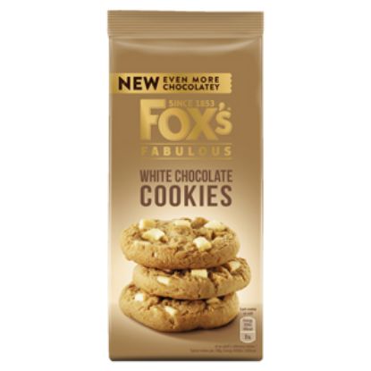 Picture of Foxs Fabulous White Choc Cookie 180g x8